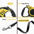 Guia Retrátil Pet 3 Metros [Amarelo]