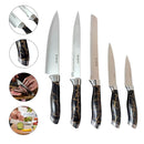 Jogo de Facas Aço Inox [5 Peças]