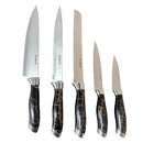 Jogo de Facas Aço Inox [5 Peças]
