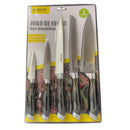 Jogo de Facas Aço Inox [5 Peças]