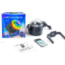 Mini Globo Bola Maluca Led Magic Cristal Rgb