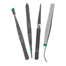 Kit 4 Pinças Anti Estática para Eletrônica Artesanato Solda