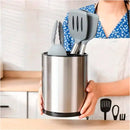Porta Talheres Inox Utensílios Giratório Cozinha